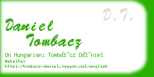 daniel tombacz business card